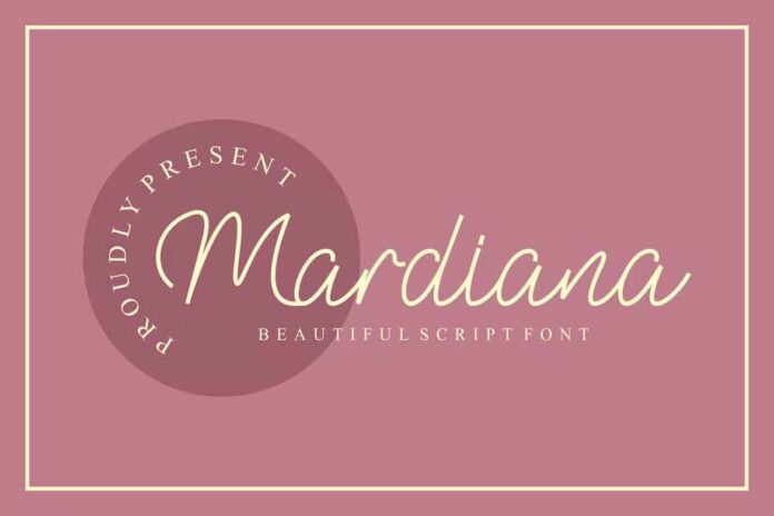 Mardiana Script Font