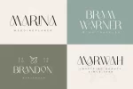 Maron Barista Modern Sans Serif