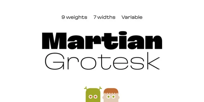 Martian Grotesk Font Family