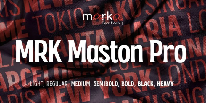 Maston Pro Font Family