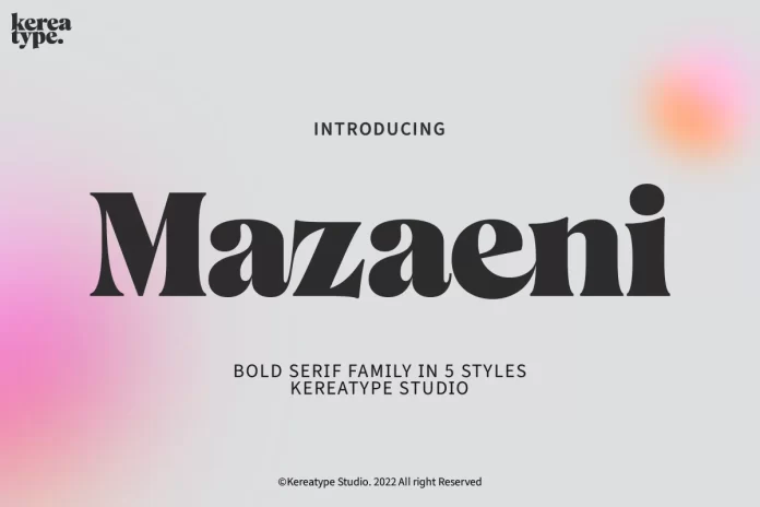 Mazaeni Font