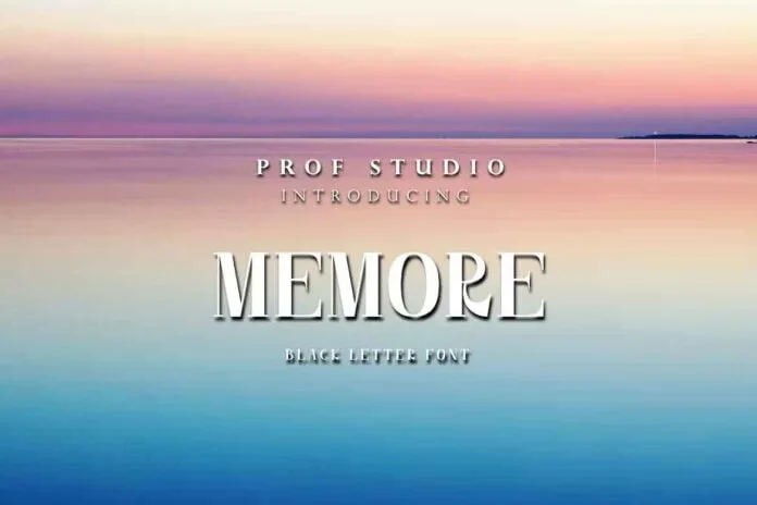 Memore Font