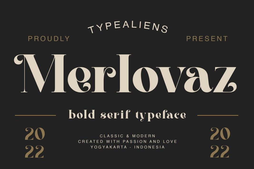 Merlovaz Font Merlovaz Font