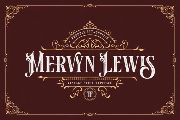 Mervyn Lewis Font