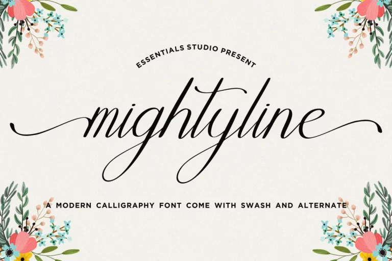 Mightyline Font