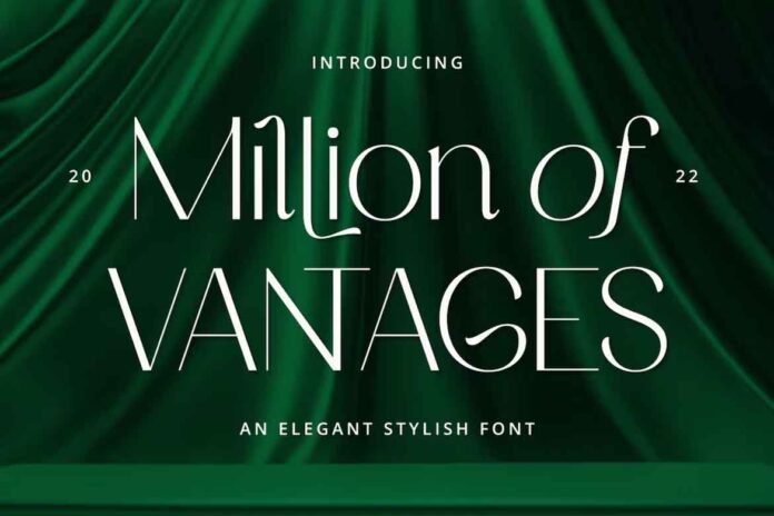 Million Of Vantages Font
