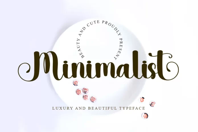 Minimalist Script Typeface