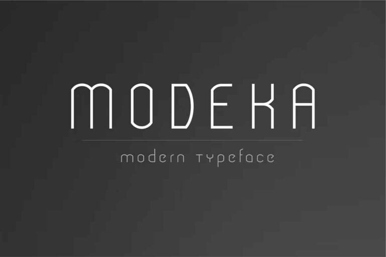 Modeka Font