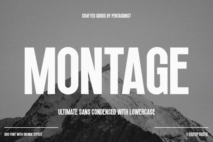 Montage Font