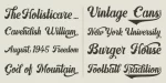 Nitrous Script and Serif Typeface