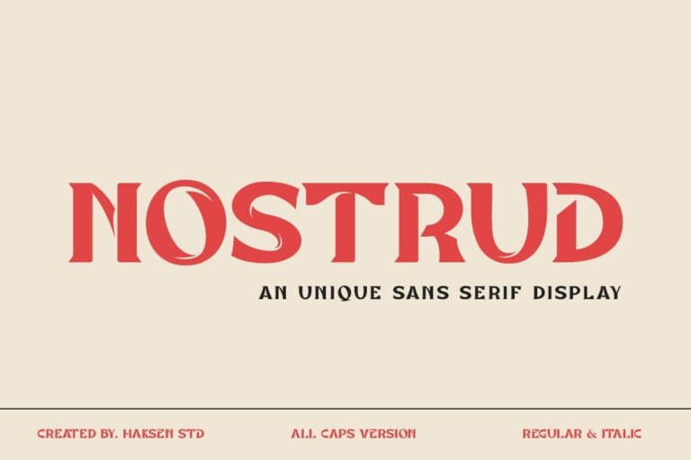Nostrud Font