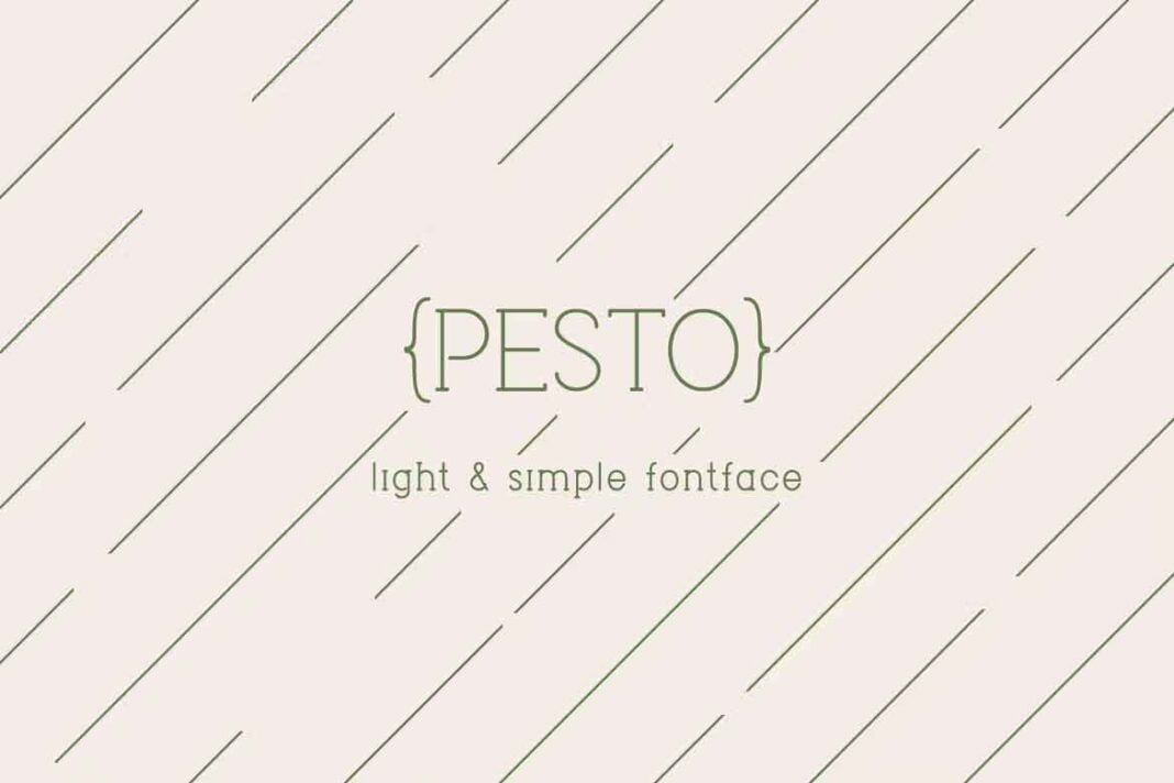 Pesto Font