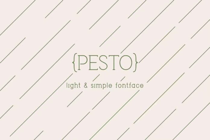 Pesto Font