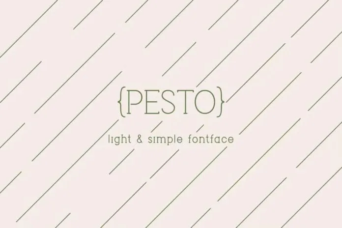 Pesto Font