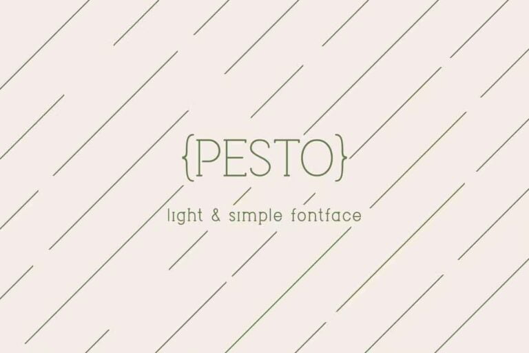 Pesto Font