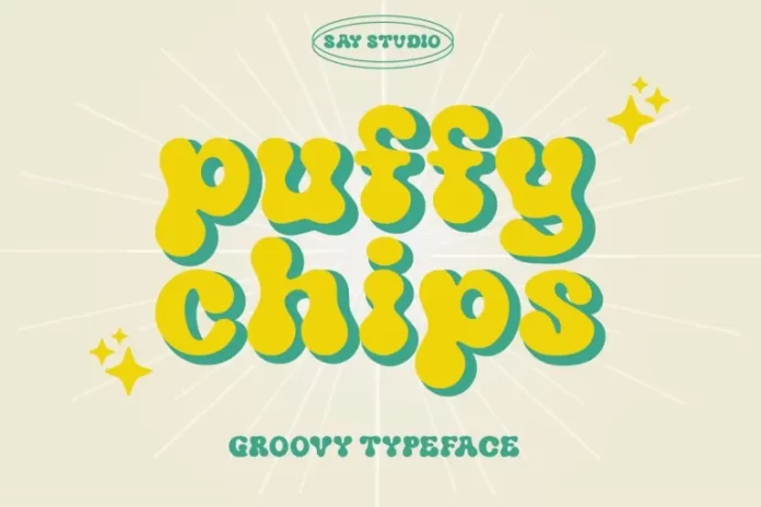 Puffy Chips Font