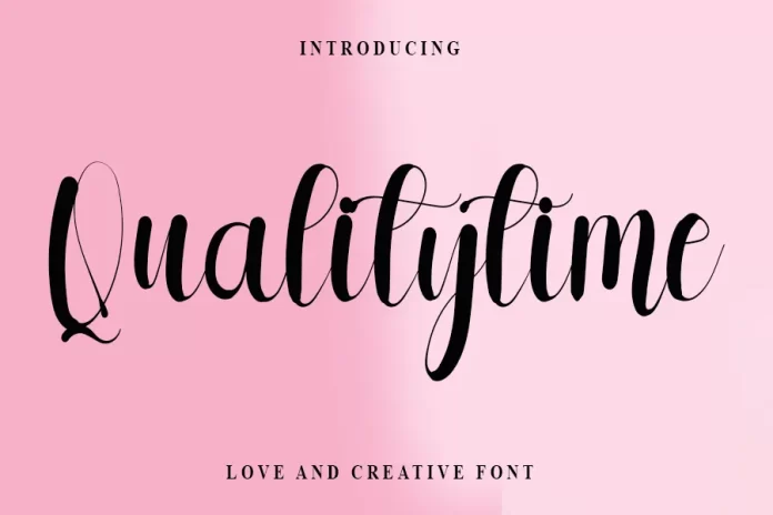 Qualitytime Font