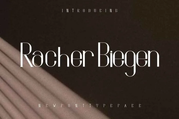 RacherBiegen Font