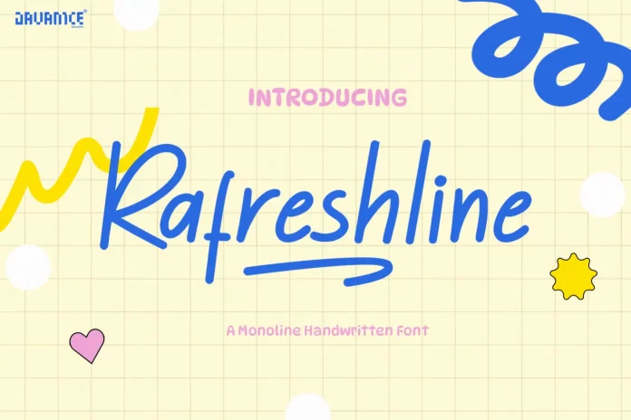 Rafreshline Font