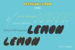 Refresh Lemon Font