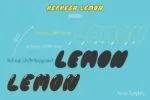 Refresh Lemon Font