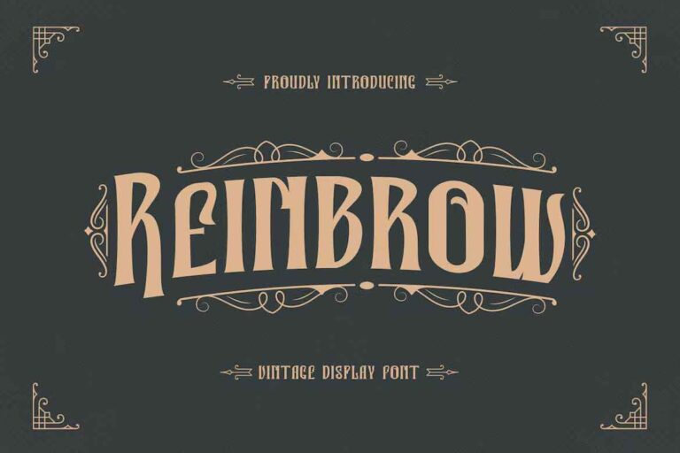 Reinbrow Font