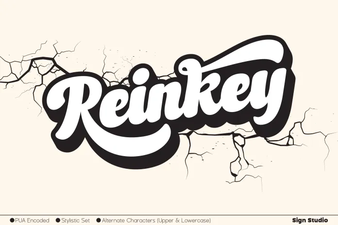 Reinkey Calligraphy Font