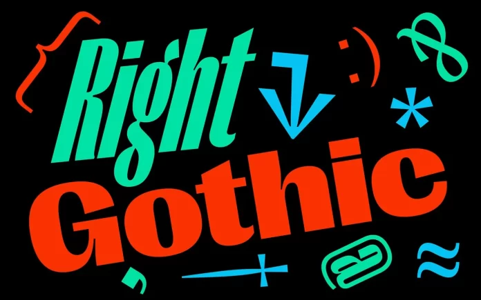 Right Gothic Font Family