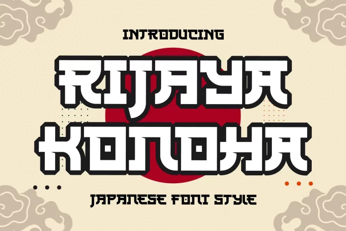 Rijaya Konoha Font