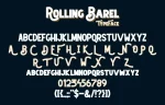 Rolling Barel Font