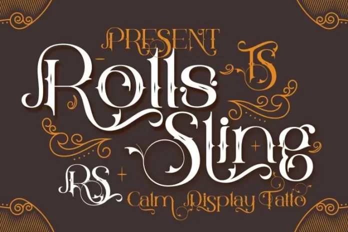 Rolls Sling Font