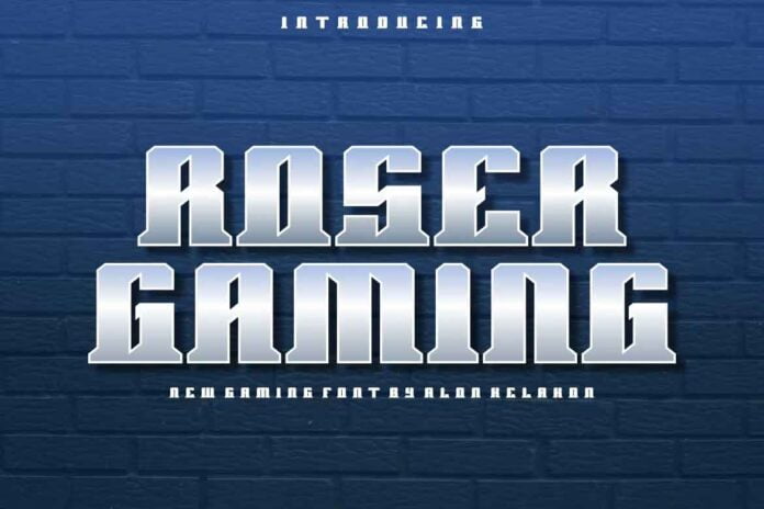 Roser Gaming Font