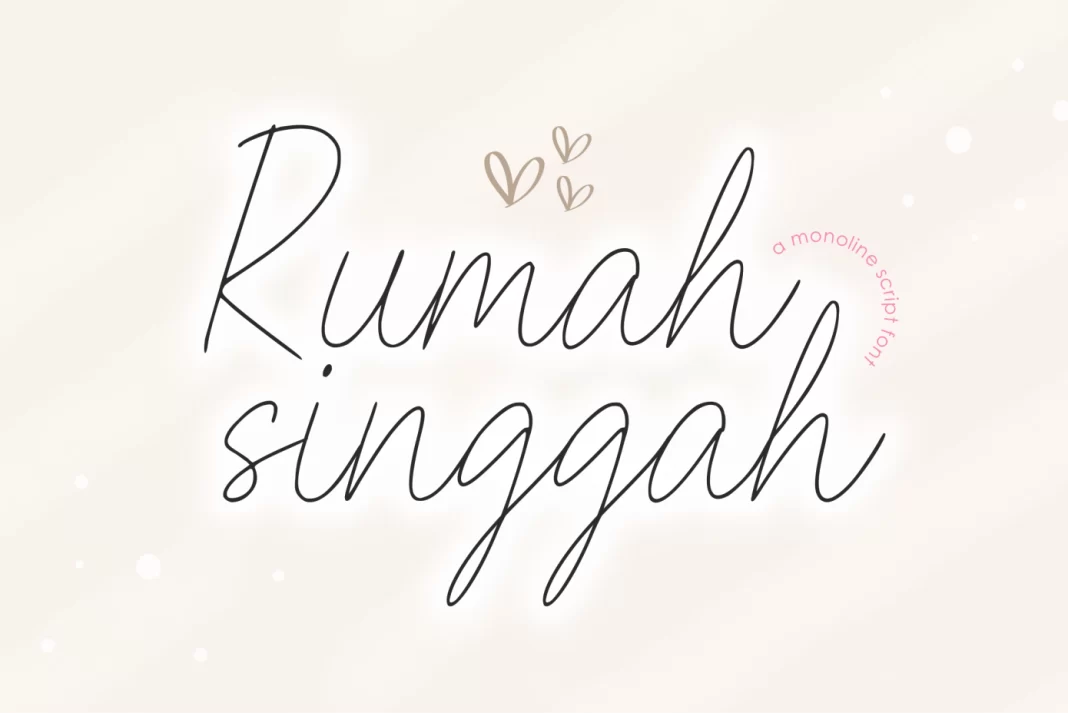 Rumah Singgah Font