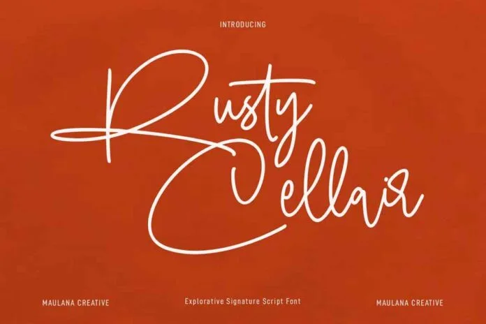 Rusty Cellair Font