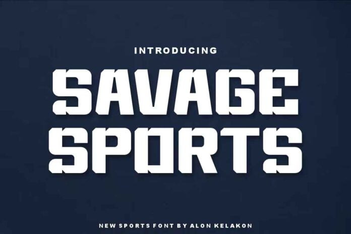 Savage Sports Font