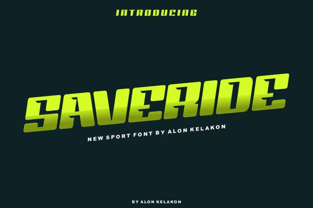 Saveride Font