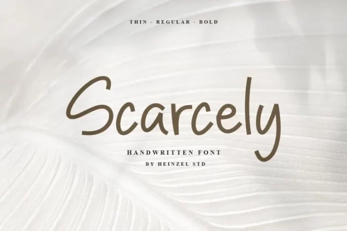 Scarcely Font