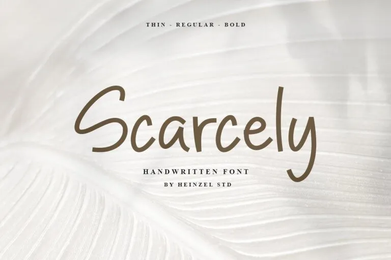 Scarcely Font
