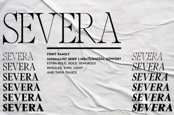 Severa Font Family