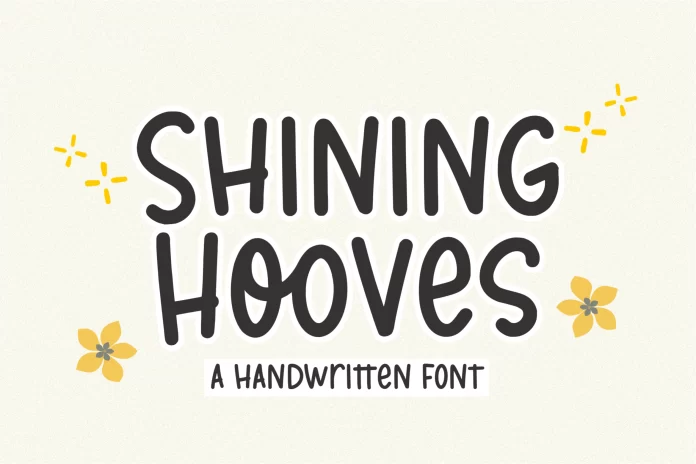 Shining Hooves Font