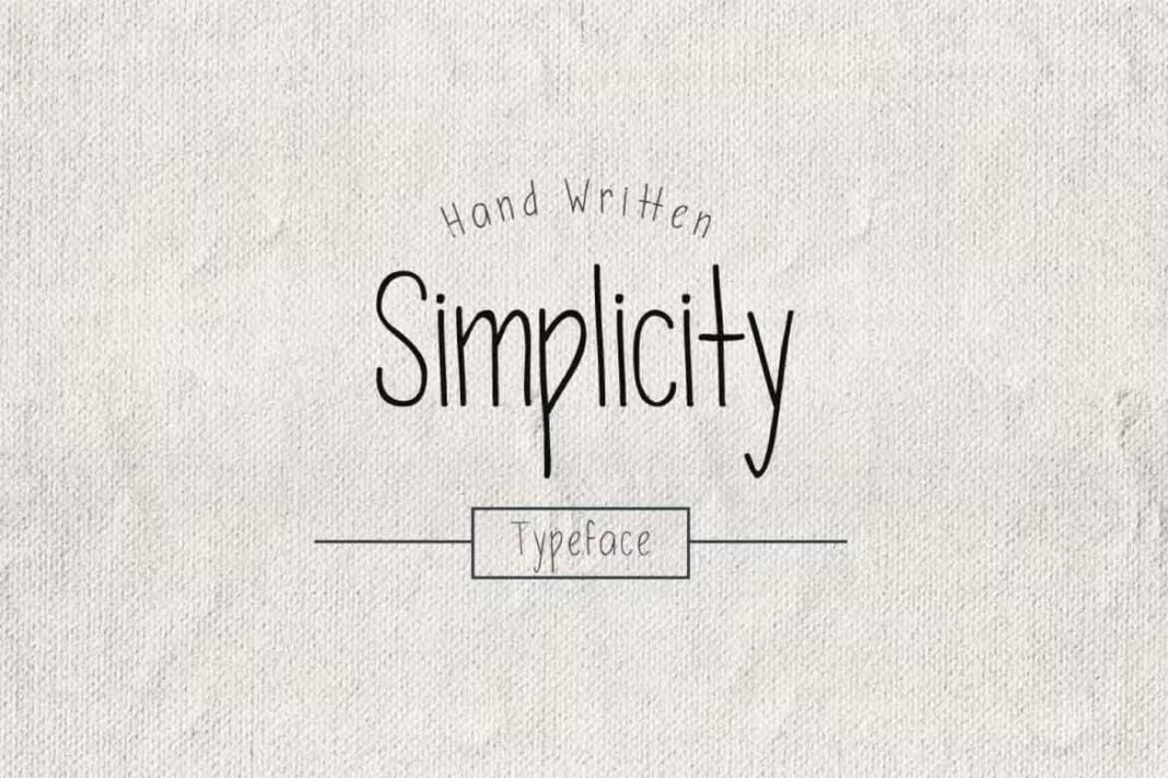 Simplicity Font