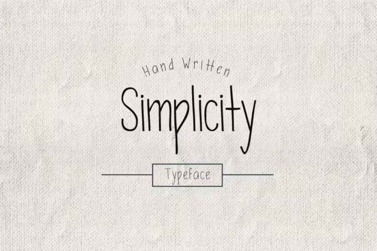 Simplicity Font