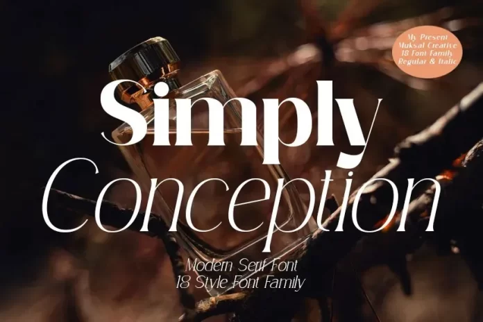 Simply Conception Font Family