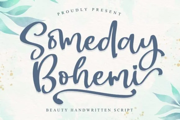 Someday Bohemi Font