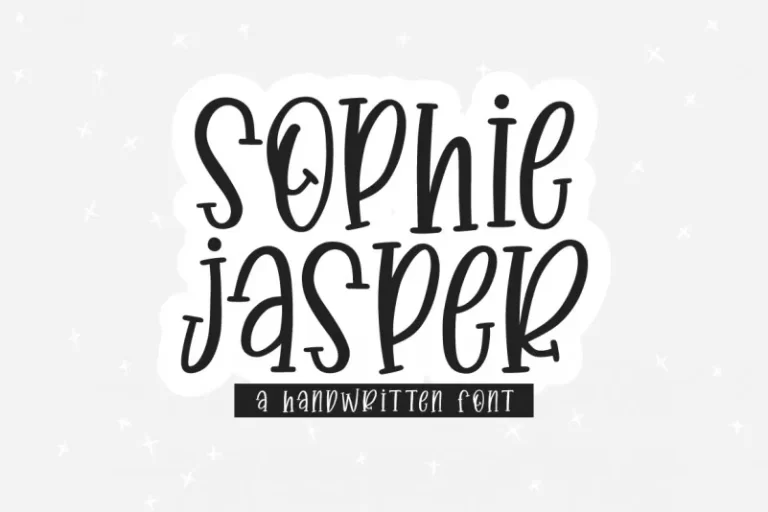 Sophie Jasper Font