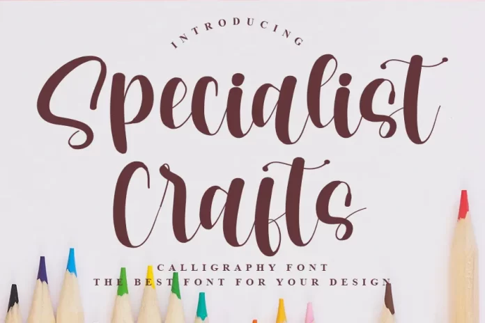 Specialist Crafts Font