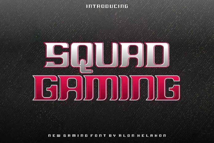 Squad Gaming Font