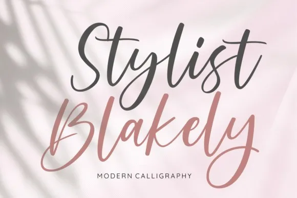 Stylist Blakely Font