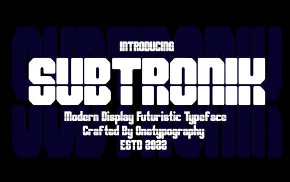 Subtronik Font