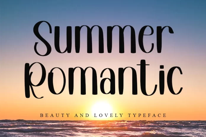 Summer Romantic Font